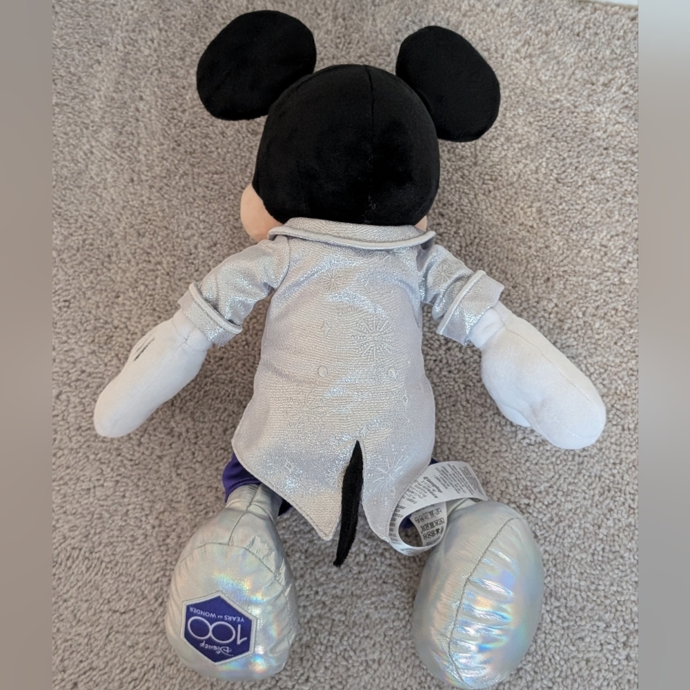 Disney 100 Years of Wonder Anniversary Mickey Mouse Stuffed Animal Plush Toy - Picture 6 of 8